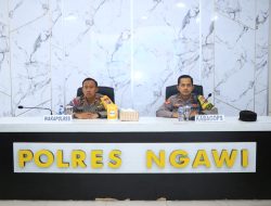 Polres Ngawi Mengikuti Anev Kamtibmas Tahun 2024 Polda Jatim Secara Virtual